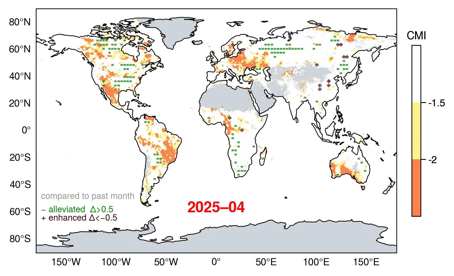 Global super drought monitor